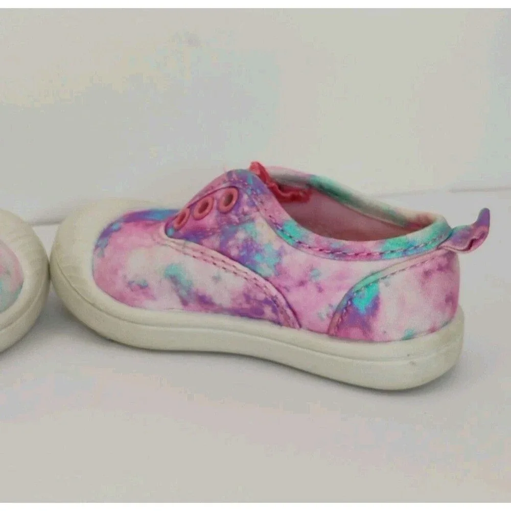Cat & Jack Rory Tie Dye Slip on Sneakers Size 4 Cat and Jack